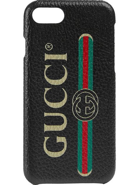 gucci men's gucci print iphone 8 case - white|gucci iphone cases for men.